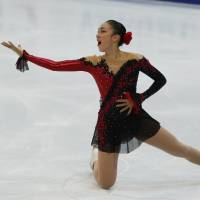 Catches a break: Rika Hongo, seen here at the Cup of Russia last month, has been added to the field for the Grand Prix Final after American Gracie Gold withdrew with an injury on Thursday. | AP
