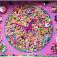 It\'s cute o\'clock: Sebastian Masuda\'s world clock adorns Asobisystem\'s Moshi Moshi Box. The company also hopes the clock will become a landmark for the area in the way Shibuya\'s Hachiko dog statue has. | DAN SZPARA