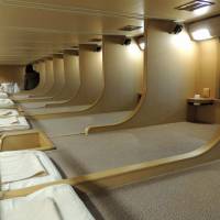 Sleeper effect: The Nobi Nobi seats on the Sunrise Izumo train are extremely popular with travelers. | DAVEY YOUNG