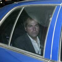 John Hinckley Jr. arrives at U.S. District Court in Washington on Nov. 18, 2003. | AP