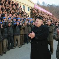 North Korean leader Kim Jong Un is seen during a visit to the Kangdong Precision Machine Plant in this undated photo provided by the Korean Central News Agency in Pyongyang last week. | REUTERS