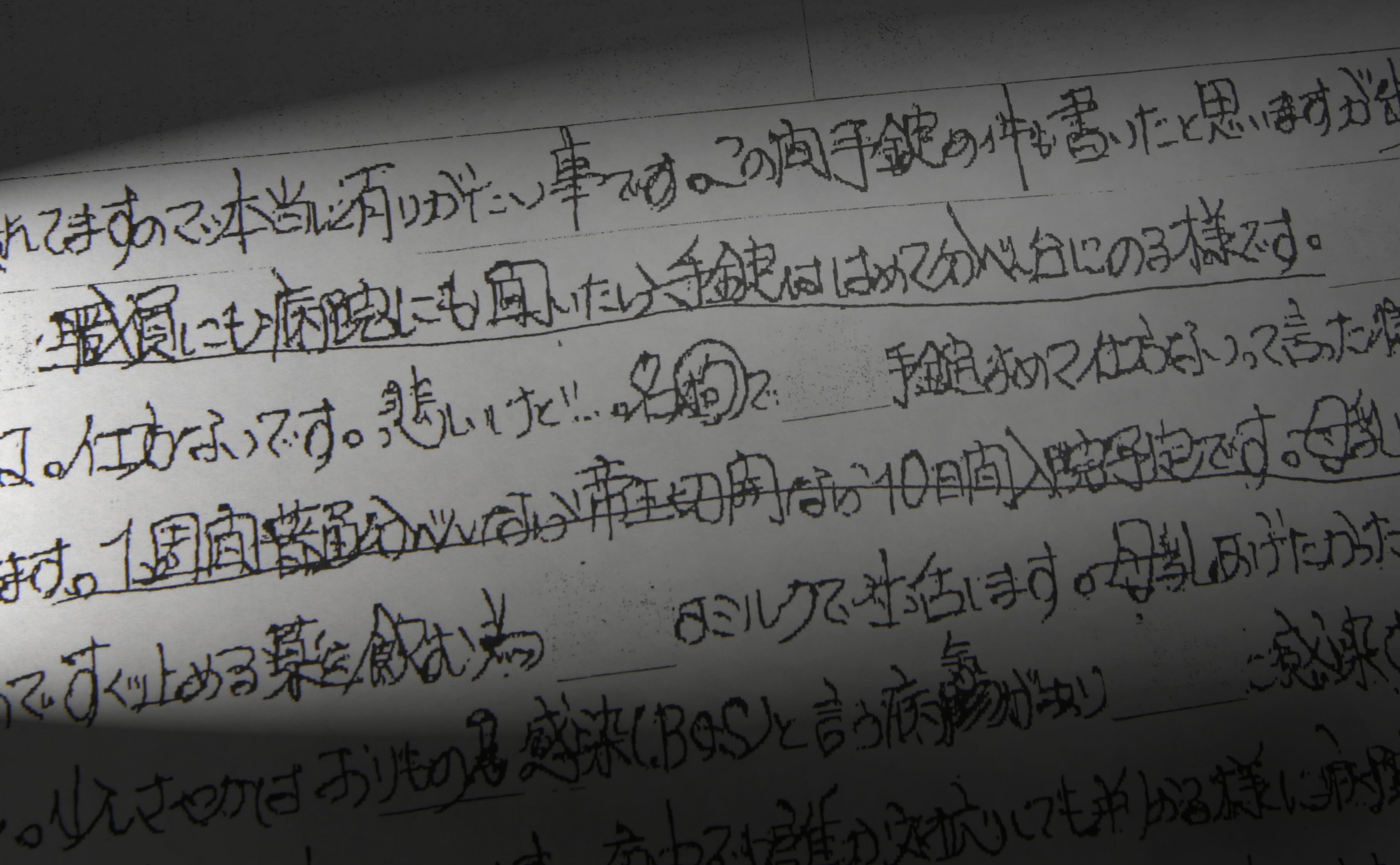A pregnant woman wrote this letter describing her dismay at having to give birth while chained. Her partner lobbied against it, and policy is now changing as a result. | CHUNICHI SHIMBUN