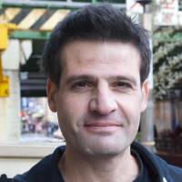 Esam Hassanyeh, Photographer, 47 (British): I don\'t make New Year\'s resolutions as I think they are only made in the heat of the moment, when emotions are running high. Instead, I meditate and set \"daily resolutions\" of a sort, which I then evaluate daily and do what is necessary to make sure I can move along with those promises to myself. | JON MITCHELL