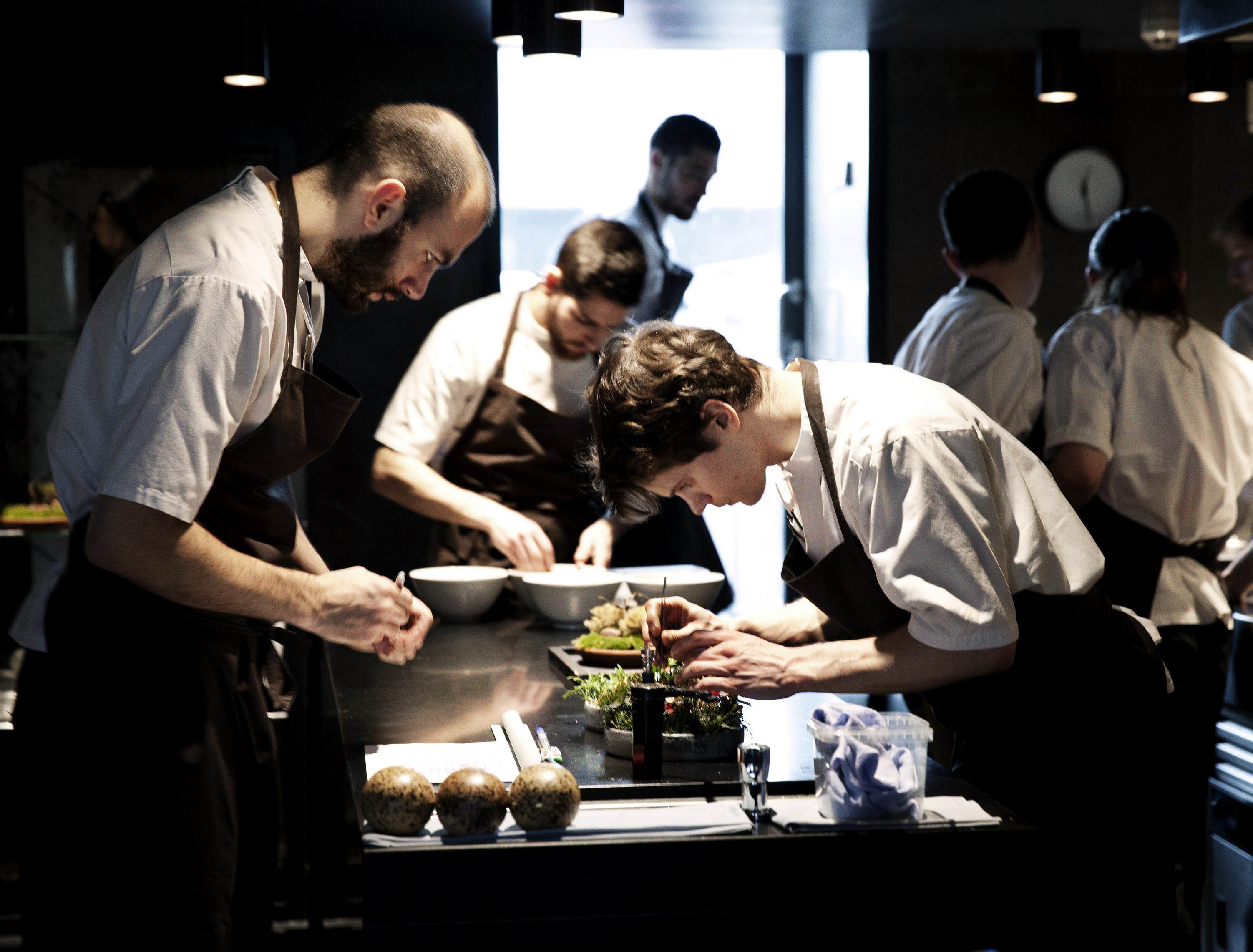 Nature's pantry: Chefs prepare intricate dishes at the Noma restaurant in Copenhagen. | MIKKEL HERIBA