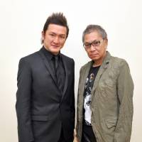 In tandem: Actor Shido Nakamura (left) and movie director Takashi Miike, two of the driving forces behind the groundbreaking Roppongi Kabuki production. Roppongi Kabuki cites sci-fi, punk