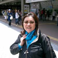 Kumi Umezawa, Volunteer guide, 54 (Japanese): There are lots of convenience stores around, so I don\'t know if vending machines are really necessary. If people want to drink when they go outside, they should bring water from home. | KOBE FASHION MUSEUM