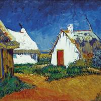 Vincent Van Gogh\'s \"White Cotttages at Saintes-Maries\" (1888) | COURTESY OF KUNSTHAUS ZURICH