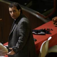 Francesco Schettino attends his trial Wednesday before the Grosseto court in Italy. Later in the day he was sentenced to 16 years. Costa Concordia skipper Schettino gets 16 years for fatal shipwreck