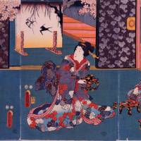 \"Twelve Months: March, the Doll\'s Festival\" by Utagawa Kunisada (Utagawa Toyokuni III) | KYODO