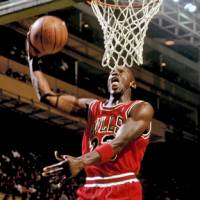 One of a kind: Before Michael Jordan\'s legendary scoring exploits carried the Chicago Bulls to six championships in the 1990s, he impressed opponents with his unmatched competitive drive. | STEVE LIPOFSKY/basketballphoto.com