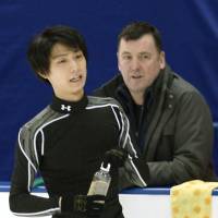 Terrific team: Olympic and world champion Yuzuru Hanyu and coach Brian Orser combine elite talent with years of experience at the highest level of the sport. | KYODO