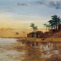 \"Suez Landscape\" (1901)   | UMI-MORI ART MUSEUM