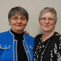 Susan Waters (left) and Sally Waters pose for a photo in Kearney, Nebraska, on Feb. 24. The pair, one of seven same-sex couples who had sued to block Nebraska\'s ban on gay marriage, are touring Nebraska to discuss their pending case and legislative efforts regarding equal rights for gay and transgender people in Nebraska. A U.S. judge ruled Monday that the state\'s ban on gay marriage is unconstitutional. | AP