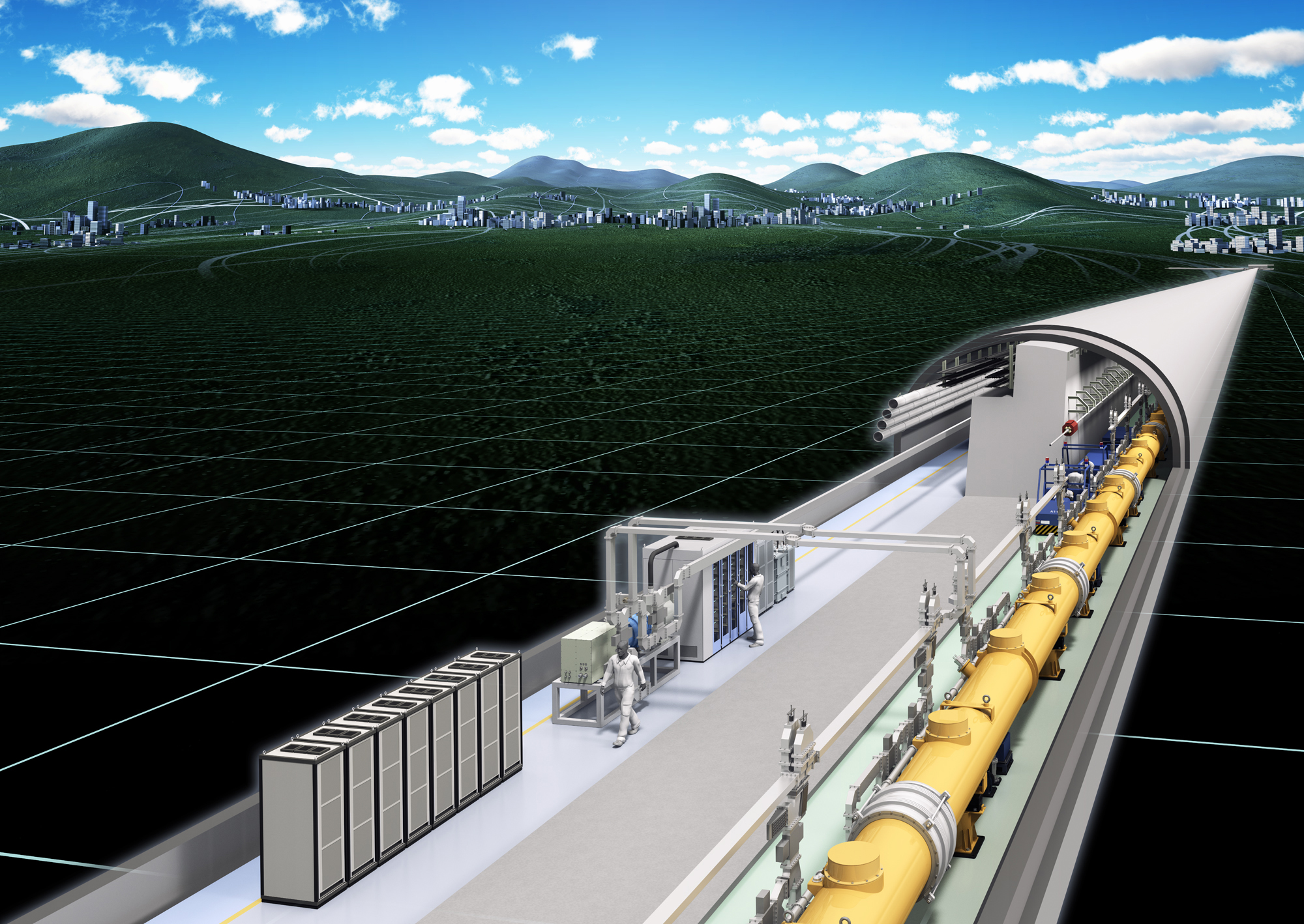 Hopes are running high that the Tohoku region will host the International Linear Collider, a cutting-edge particle accelerator that could uncover some of the most fundamental questions about the universe. | © REY. HORI