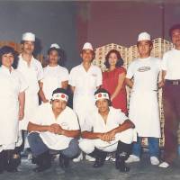 Hidehito Uki (second from right) started Sun Noodle in 1981 in Honolulu to provide fresh ramen at a time when nobody else was. | SUN NOODLE