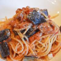 Buon appetito: Spaghetti with aubergine and cured bacon ragu. | J.J. O\'DONOGHUE