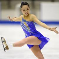 Rising star: Wakaba Higuchi has enjoyed a fine season that saw her make the podium in all seven events she entered. | KYODO