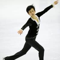Promising future: Sota Yamamoto, who earned a bronze medal at last weekend\'s World Junior Figure Skating Championships, made the podium in five of the six events he competed in this season. | KYODO