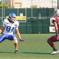 Chance to: Takashi Kurihara, seen in a file photo from 2013 in Kawasaki, was scheduled to participate in the NFL Veteran Combine on Sunday. | KAZ NAGATSUKA