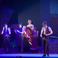 Dancing up a storm: The cast of \"Riverdance\" perform to \"American Wake\" during one of its 20-year celebratory tour shows. | COURTESY OF ABHANN PRODUCTIONS