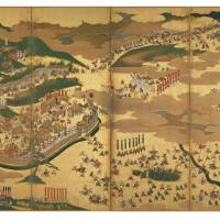\"Battle of Sekigahara on folding screens\" (right screen), an Important Cultural Property | COLLECTION OF OSAKA MUSEUM OF HISTORY