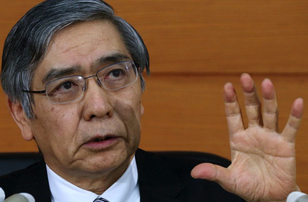 Bank of Japan Gov. Haruhiko Kuroda' | BLOOMBERG