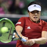 Comeback begins: Ayumi Morita, who has been hampered by a lower back injury for the past three years, played well in Japan’s Fed Cup tie with Belarus last weekend. Morita encouraged by play after long layoff