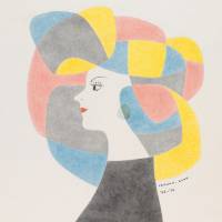 An original illustration for a poster for Shiseido Cosmetics (1932) by Ayao Yamana | &#169; SHISEIDO CORPORATE MUSEUM