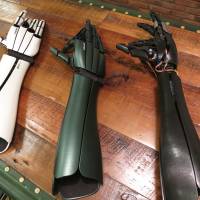 Exii\'s robotic limbs are being marketed in a variety of colors and designs. | KAZUAKI NAGATA