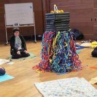 Life-changing experience: Women take part in a Shizuoka Performing Arts Center workshop in January. | NOBUKO TANAKA