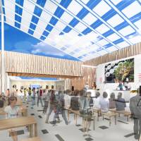The Japan Pavilion has an event area where 49 participants, including local municipalities, prefecutural governments and NPOs, will be promoting their specialties. | JAPAN PAVILION PR