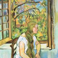Suzanne Valadon\'s \"Germaine Utter in front of her Window\" (1926) | GALLERIA DEGLI UFFIZI, FLORENCE (DONATED BY TOKYO FUJI ART MUSEUM)