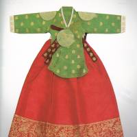 This handout image shows ceremonial attire of the late Princess Deokhye. | COURTESY OF BUNKA GAKUEN COSTUME MUSEUM