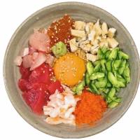 Bowled bowl: Tamai in Nihonbashi serves a wide range of dishes featuring anago (conger eel), including this complex take on Korean bibimbap. Nihonbashi Tamai