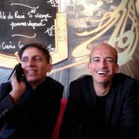 One rule for some: French nationals Raul Montero (left) and Mustapha Mokrane live in Tokyo\'s Suginami Ward, where they are registered as a married couple. Montero\'s visa lists him as Mokrane\'s dependent. | COURTESY OF MUSTAPHA MOKRANE