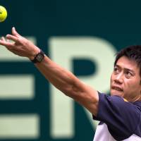 Kei Nishikori is the highest-seeded Japanese player at Wimbledon in the Open era. | AFP-JIJI