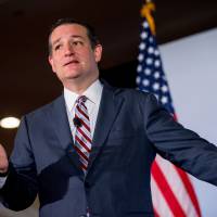 Republican presidential candidate Sen. Ted Cruz of Texas speaks June 19 in Washington. Congressional Republicans are poised to deal a sharp blow to their traditional allies in the business community by allowing the federal Export-Import Bank to go out of business at midnight Tuesday. But it may only be temporary. | AP