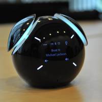 Sony Mobile Communications Inc.\'s Smart Bluetooth Speaker can pull data from a smartphone and respond to voice commands. | KAZUAKI NAGATA