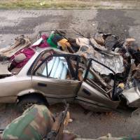 A handout picture taken Sunday and released by the Nigerian Army shows a vehicle of Boko Haram fighters destroyed by an IED (improvised explosive device) by soldiers following clashes to take control of the town of Dikwa, northeastern Nigeria in the Borno State. Meanwhile, a \"mentally handicapped\" female suicide bomber killed at least 14 people and injured 47 more at a crowded market in the northeastern Nigerian town of Damaturu on Friday, witnesses and a hospital source said. | AFP-JIJI