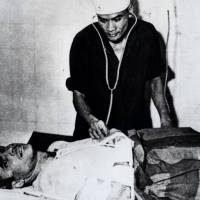 In this fall 1967 file photo, John McCain is administered to at a Hanoi hospital as a prisoner of war. Republican presidential candidate Donald Trump criticized Sen. John McCain\'s military record at a conservative forum Saturday, saying the party\'s 2008 nominee and former prisoner of war was a \"war hero because he was captured. I like people who weren\'t captured.\" McCain spent 20 years in the Navy, a quarter of it in a Vietnamese prisoner of war camp after his jet was shot down over Hanoi during a bombing mission Oct. 26, 1967. | AP