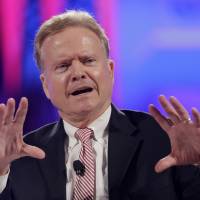 In this June 30 file photo, former Virginia Sen. Jim Webb speaks in Baltimore. On Thursday, Webb announced his campaign for the Democratic presidential nomination. | AP