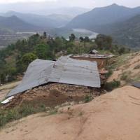 Bilam Karki is raising funds to rebuild Shree Adarsha Jyoti English School in Melamchi, Nepal, shown here after it was flattened by the April 25 earthquake. | COURTESY OF BILAM KARKI