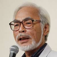 Animated and frustrated: Director Hayao Miyazaki on Monday expressed concern about the current direction that Prime Minister Shinzo Abe\'s government is taking the country. | KYODO / AP / KOJI SASAHARA