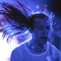 Fuji rocked: Japanese electronic music producer Seiho performs a late-night show at the Fuji Rock Festival. | JAMES HADFIELD