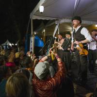 Fuji rocked: Sweden\'s Rafven drew a crowd wherever they performed at this year\'s Fuji Rock Festival. | JAMES HADFIELD