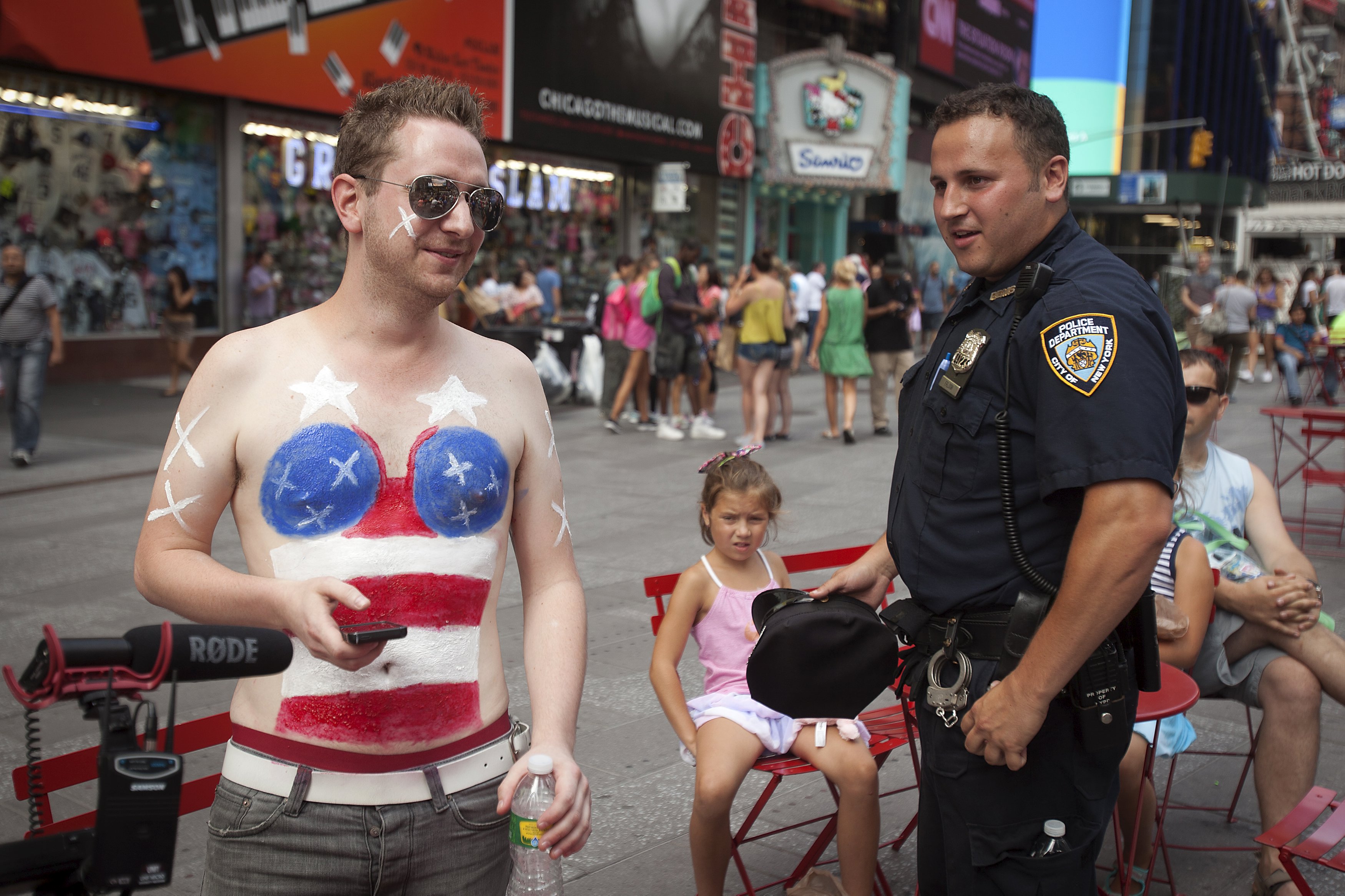 Stunning: Hundreds Go Naked in Times Square for Body 