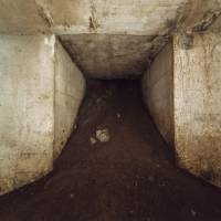 This photo provided by the Imperial Household Agency on Saturday shows a tunnel leading to a wartime air-raid shelter inside the grounds of the Imperial Palace in Tokyo.  | IMPERIAL HOUSEHOLD AGENCY / AP