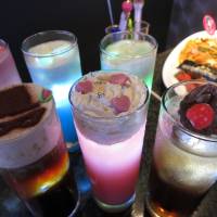 The Sailor Moon Cafe is offering a variety of drinks representing characters from the anime. | KAZUAKI NAGATA