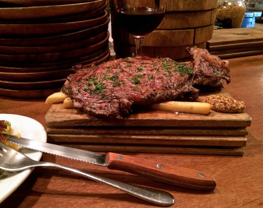 Mori no Butchers Steak your claim: Affordable grilled meats are the centerpiece of the menu at Mori no Butchers, but there are plenty of appetizers, especially if you are intent on lingering over a bottle from their equally bargain-basement wine list. | ROBBIE SWINNERTON