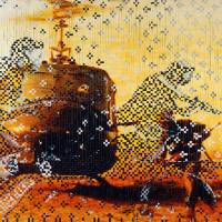 Dinh Q. Le\'s \"Persistence of Memory #14\" (C-print and linen tape, 2000-01) | COLLECTION: LARRY WARSH, NEW YORK